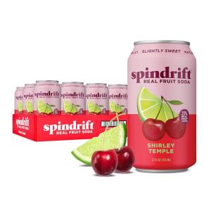 Spindrift Soda Variety Pack with Real Squeezed Fruit 12 Pack Case(Cherry Citrus – Shirley Temple)