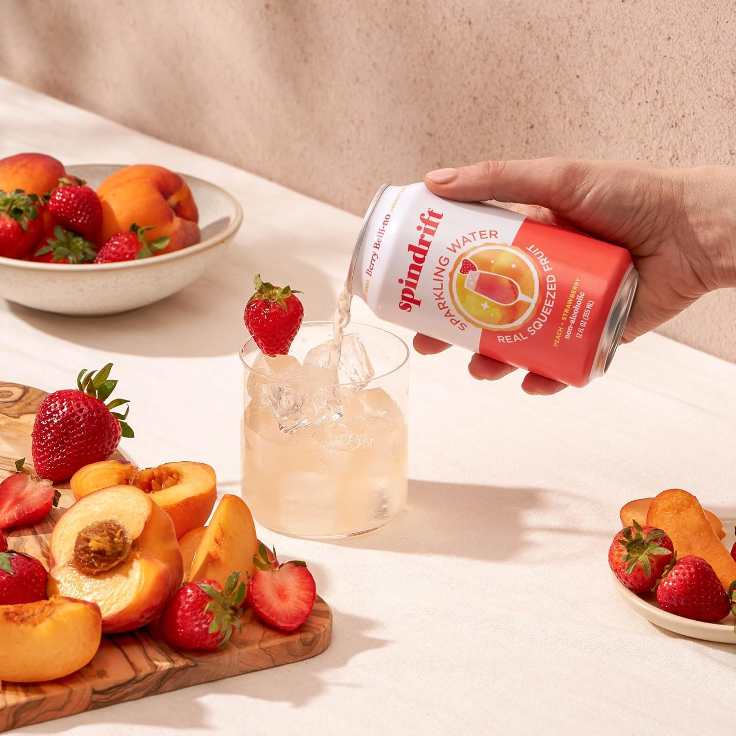 image:imageSpindrift Sparkling Water Blueberry Lemonade Flavored Made with Real Squeezed Fruit 12 Fl Oz Cans Pack of 24 Only 11 Calories per CanBerry Bellino