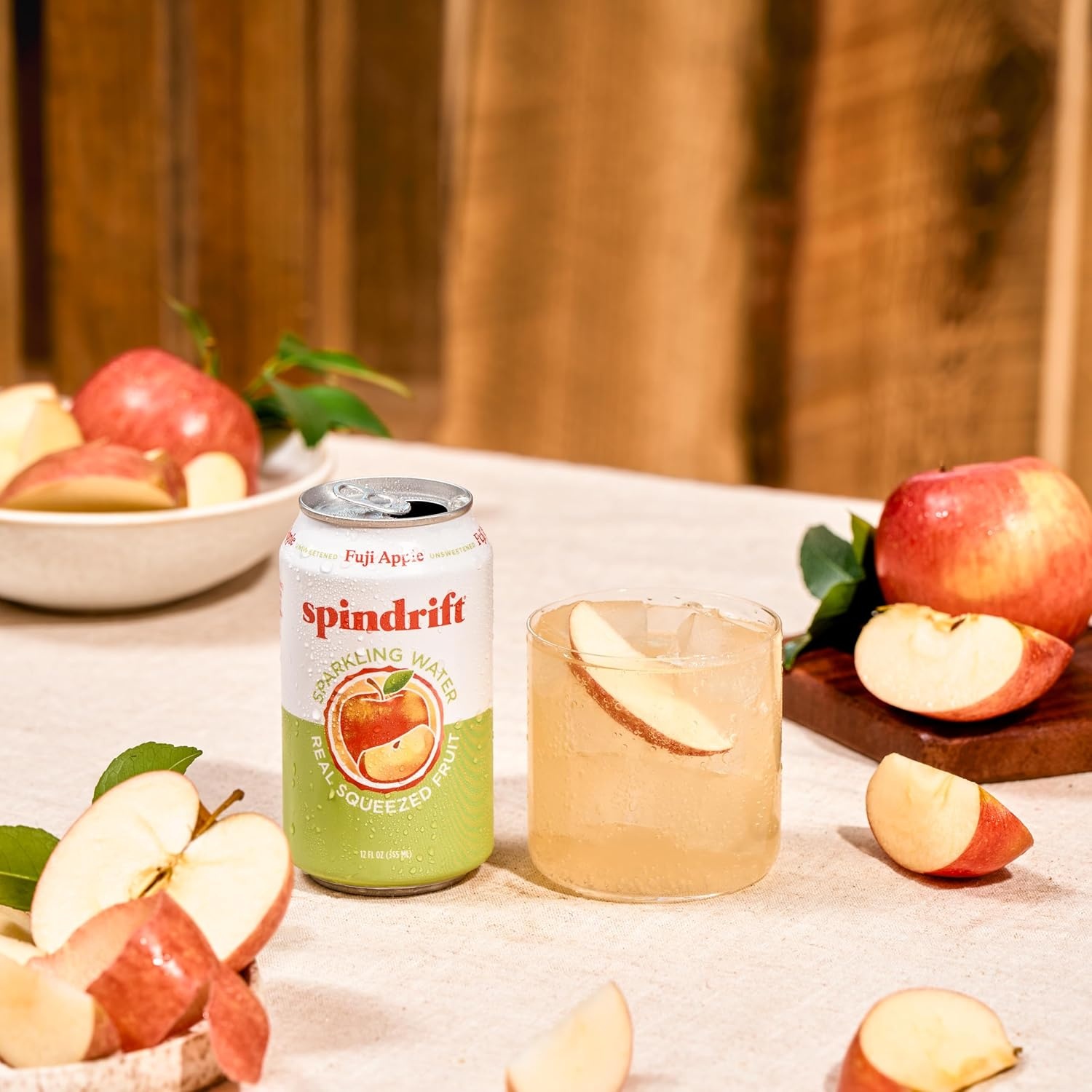 image:imageSpindrift Sparkling Water Blueberry Lemonade Flavored Made with Real Squeezed Fruit 12 Fl Oz Cans Pack of 24 Only 11 Calories per CanFuji Apple