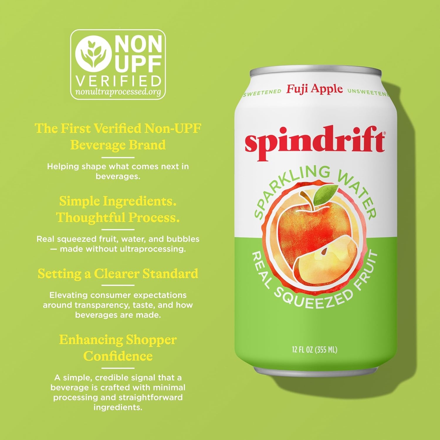 image:imageSpindrift Sparkling Water Blueberry Lemonade Flavored Made with Real Squeezed Fruit 12 Fl Oz Cans Pack of 24 Only 11 Calories per CanFuji Apple