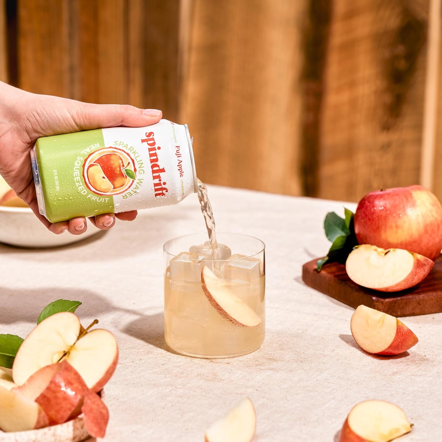 image:imageSpindrift Sparkling Water Blueberry Lemonade Flavored Made with Real Squeezed Fruit 12 Fl Oz Cans Pack of 24 Only 11 Calories per CanFuji Apple