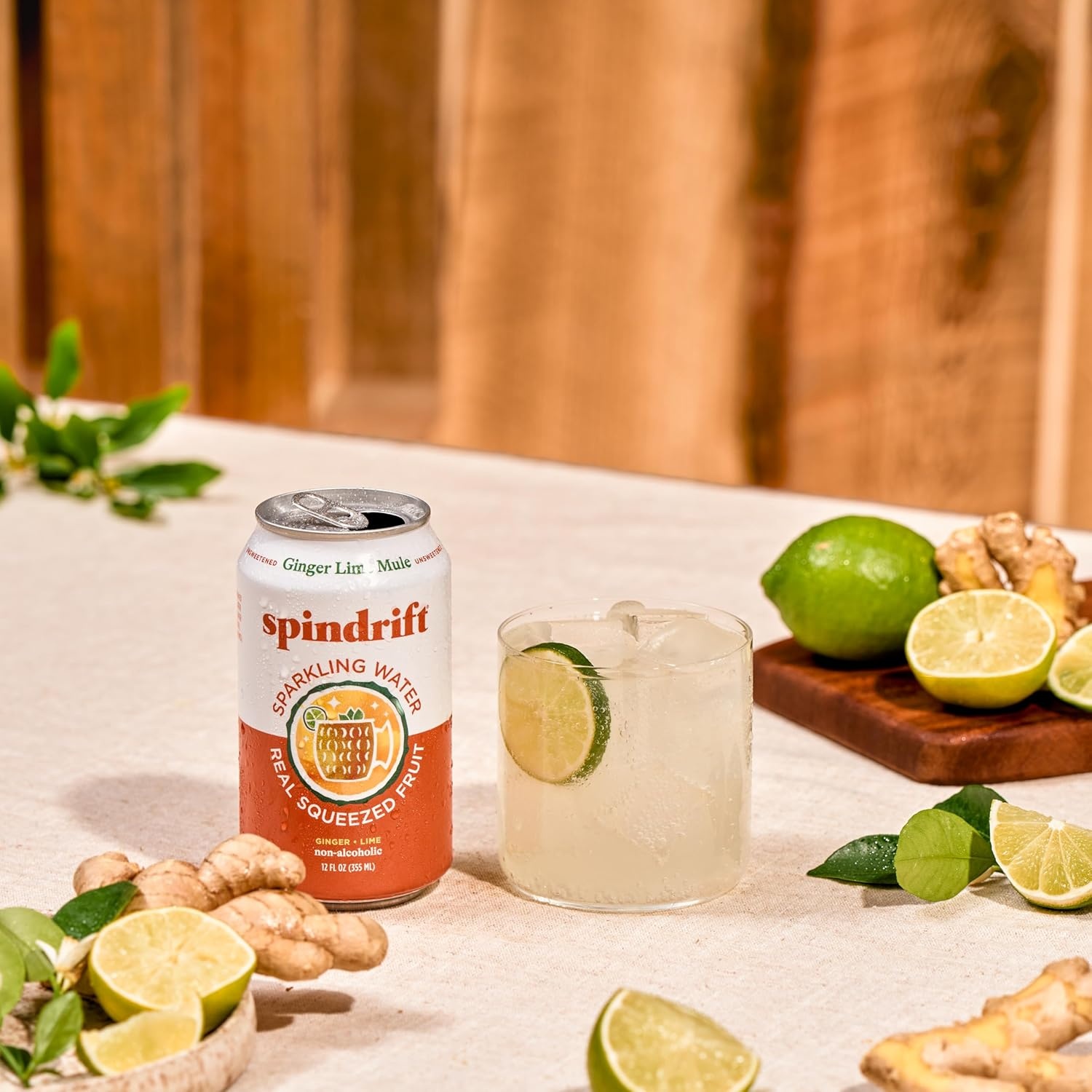 image:imageSpindrift Sparkling Water Blueberry Lemonade Flavored Made with Real Squeezed Fruit 12 Fl Oz Cans Pack of 24 Only 11 Calories per CanGinger Lime Mule