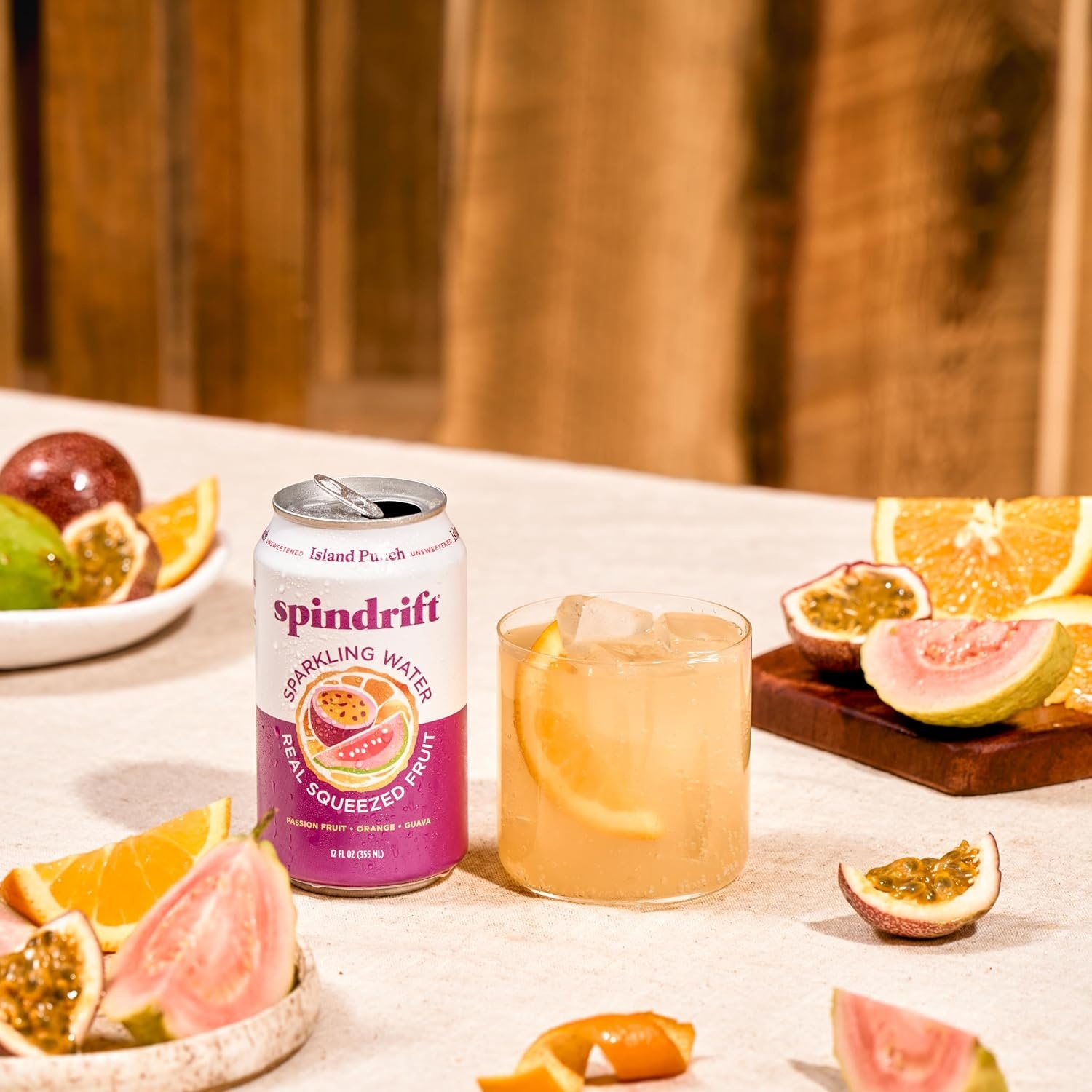 image:imageSpindrift Sparkling Water Blueberry Lemonade Flavored Made with Real Squeezed Fruit 12 Fl Oz Cans Pack of 24 Only 11 Calories per CanIsland Punch