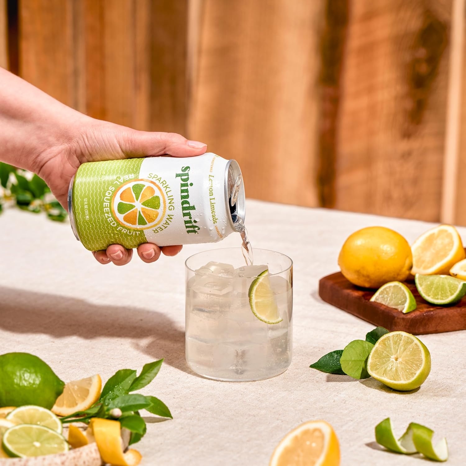 image:imageSpindrift Sparkling Water Blueberry Lemonade Flavored Made with Real Squeezed Fruit 12 Fl Oz Cans Pack of 24 Only 11 Calories per CanLemon Limeade