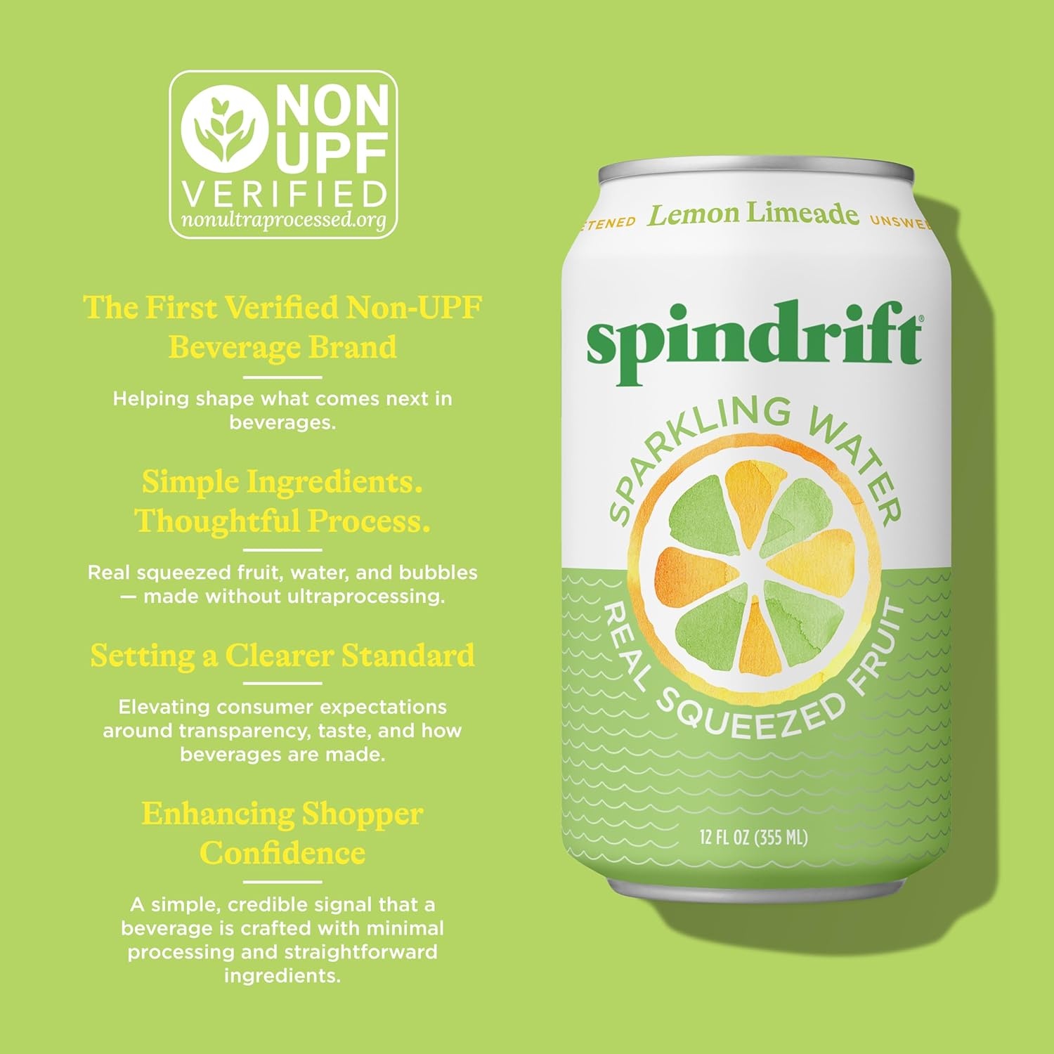 image:imageSpindrift Sparkling Water Blueberry Lemonade Flavored Made with Real Squeezed Fruit 12 Fl Oz Cans Pack of 24 Only 11 Calories per CanLemon Limeade
