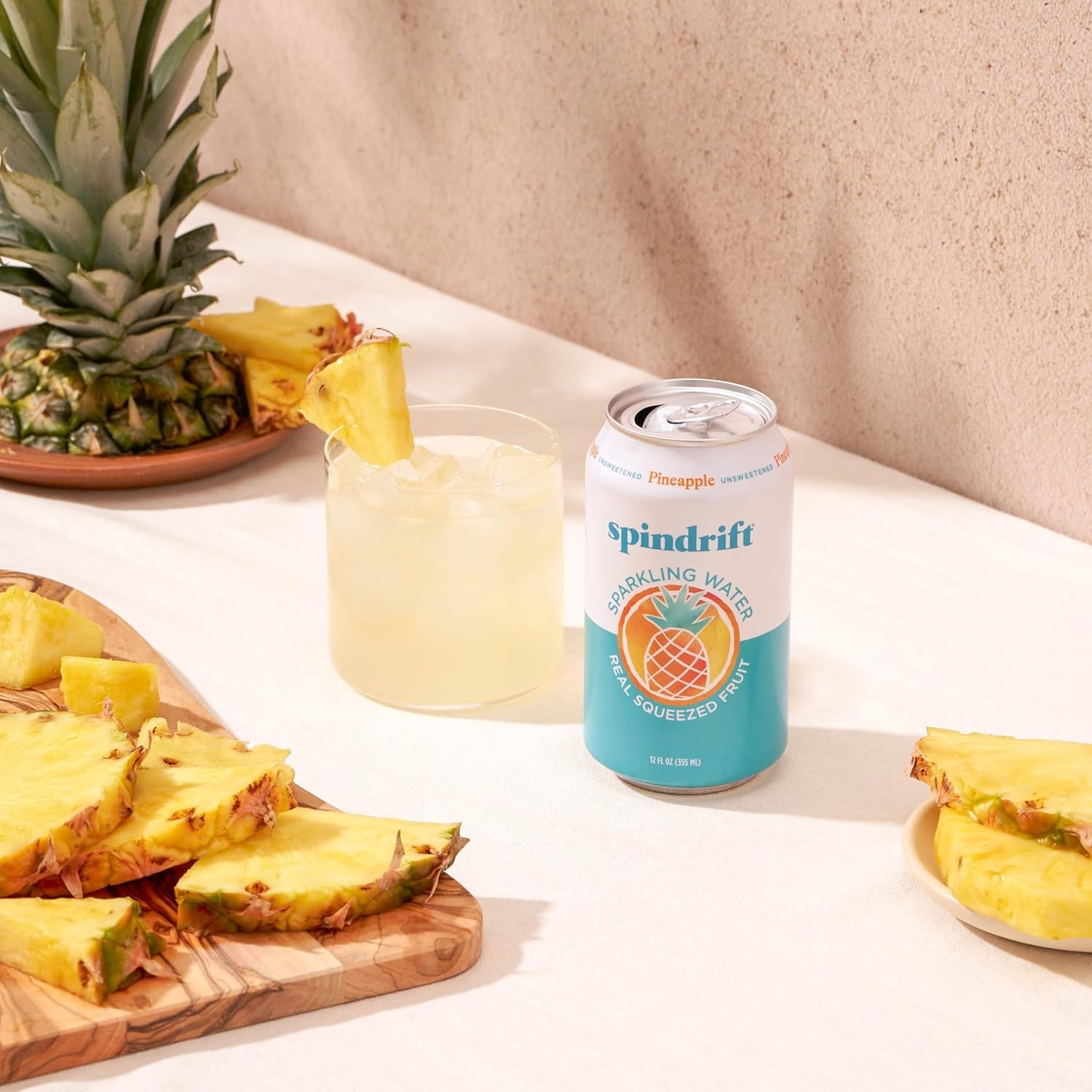 image:imageSpindrift Sparkling Water Blueberry Lemonade Flavored Made with Real Squeezed Fruit 12 Fl Oz Cans Pack of 24 Only 11 Calories per CanPineapple