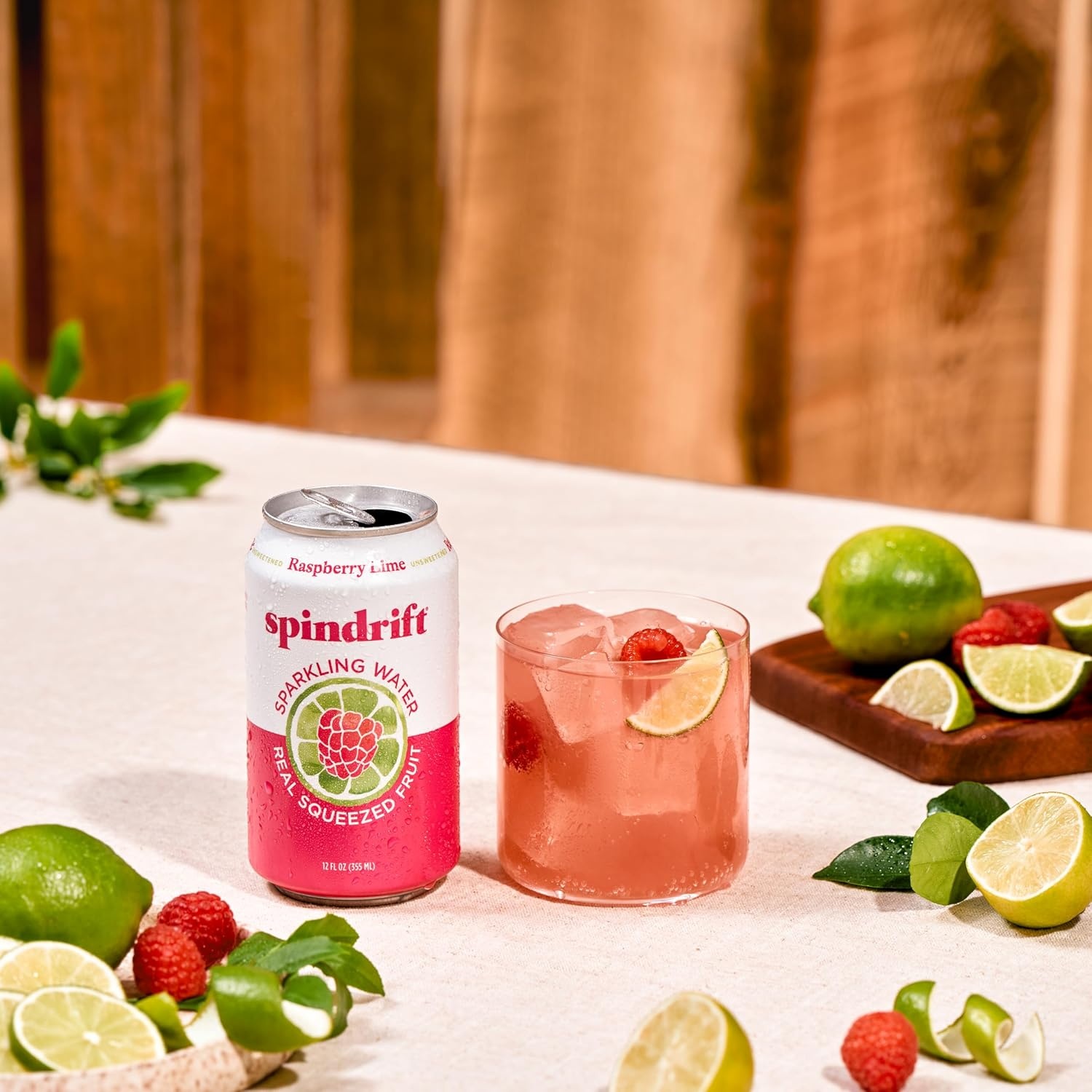 image:imageSpindrift Sparkling Water Blueberry Lemonade Flavored Made with Real Squeezed Fruit 12 Fl Oz Cans Pack of 24 Only 11 Calories per CanRaspberry Lime