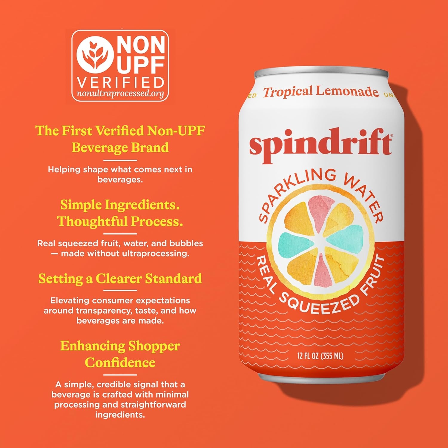 image:imageSpindrift Sparkling Water Blueberry Lemonade Flavored Made with Real Squeezed Fruit 12 Fl Oz Cans Pack of 24 Only 11 Calories per CanTropical Lemonade
